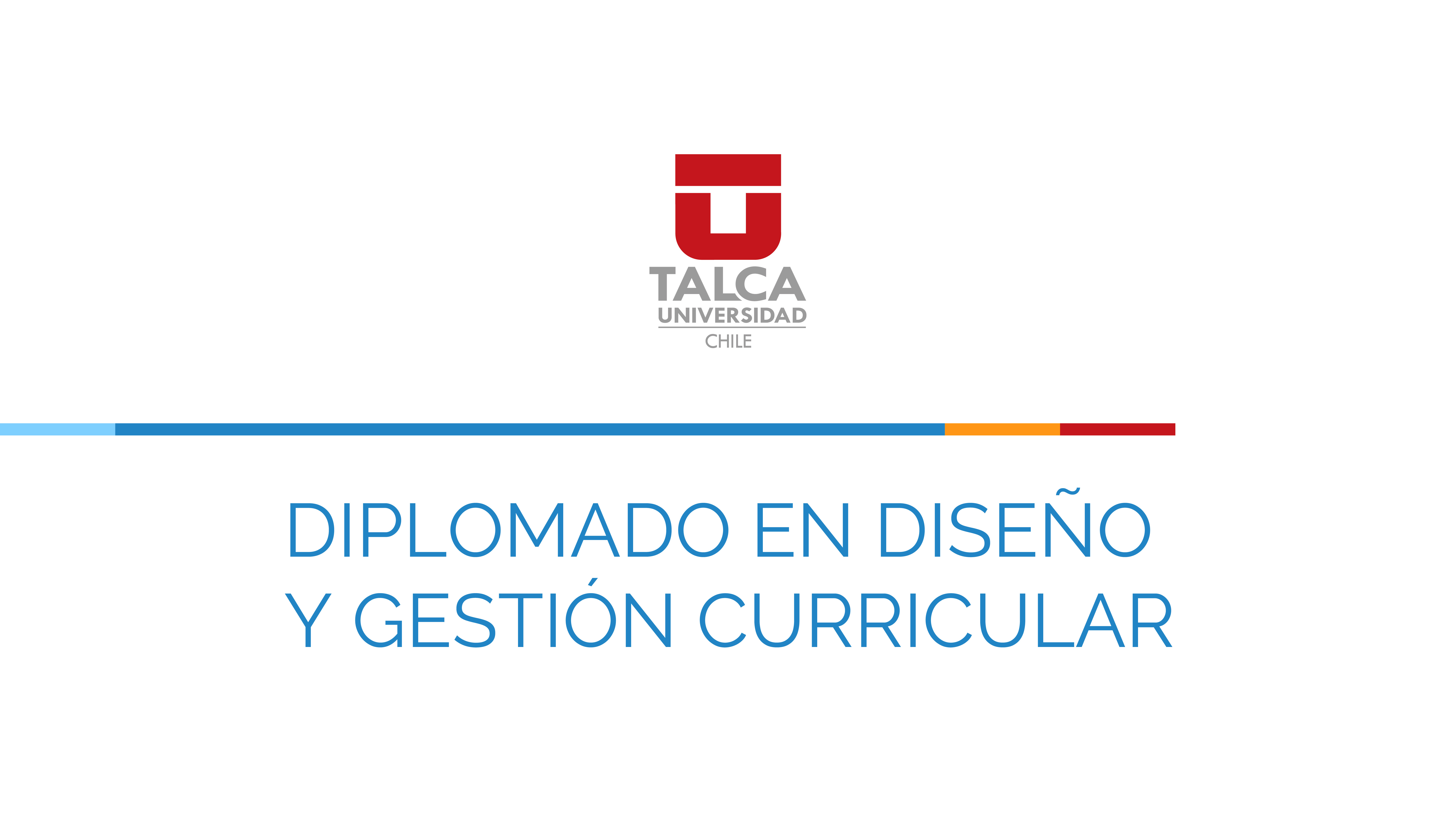 Diplomado en Diseño y Gestión Curricular (2025)